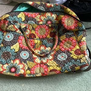 Vera Bradley strap travel bag